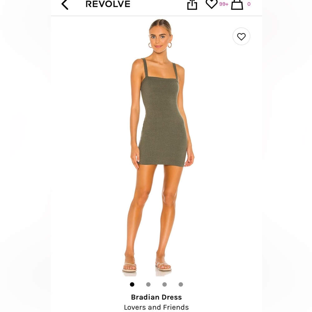 Bradian Lovers and Friends Knit Dress- Green
